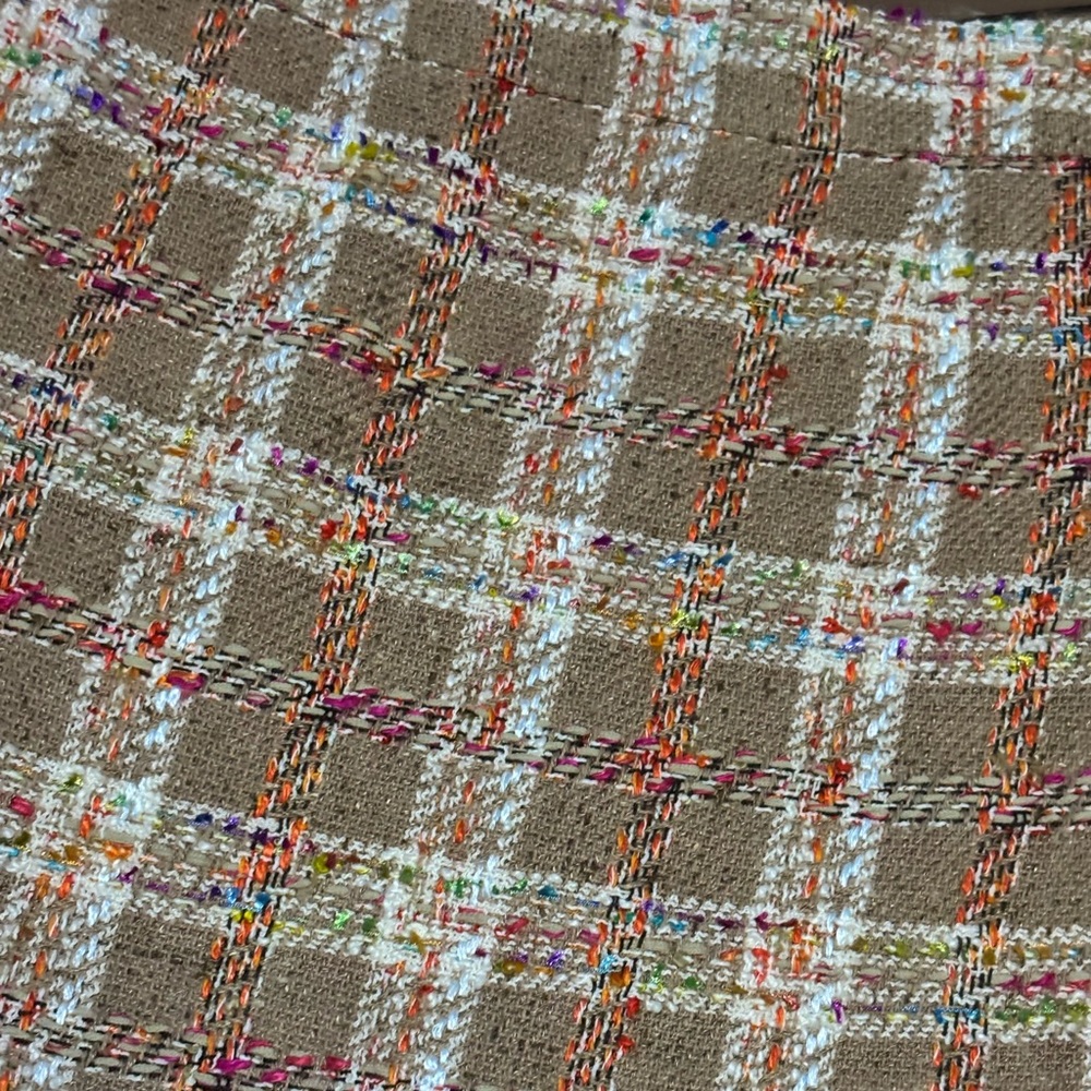 Kate Spade Plaid Tweed Skirt Size 8 - Picture 7 of 11